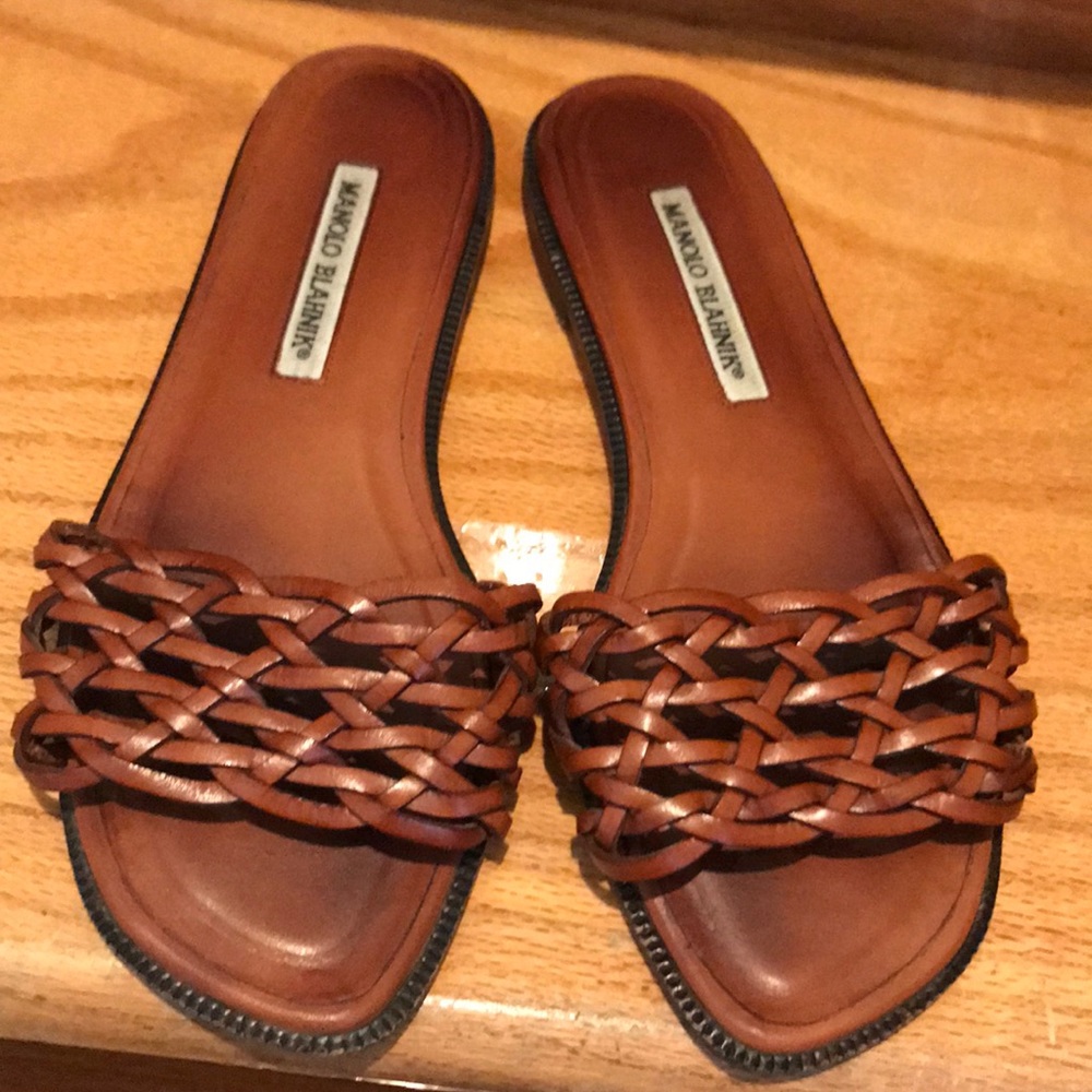Manolo Blahnik Slide Sandal